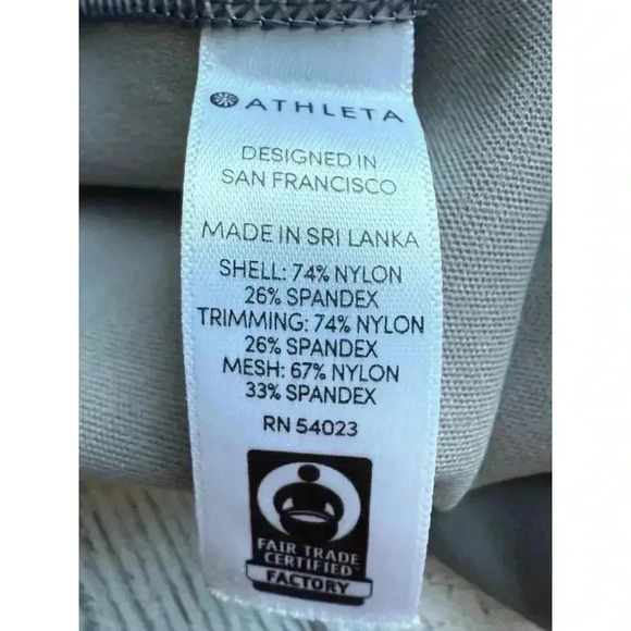 Athleta Colorblock Up For Anything Mesh 7/8 Leggings XS Sculptek - Picture 8 of 10